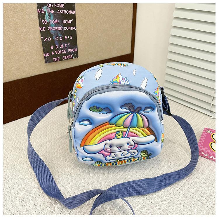 Childrens Cartoon Shoulder Bag With Durable Oxford Fabric For Kindergarten Daily Use