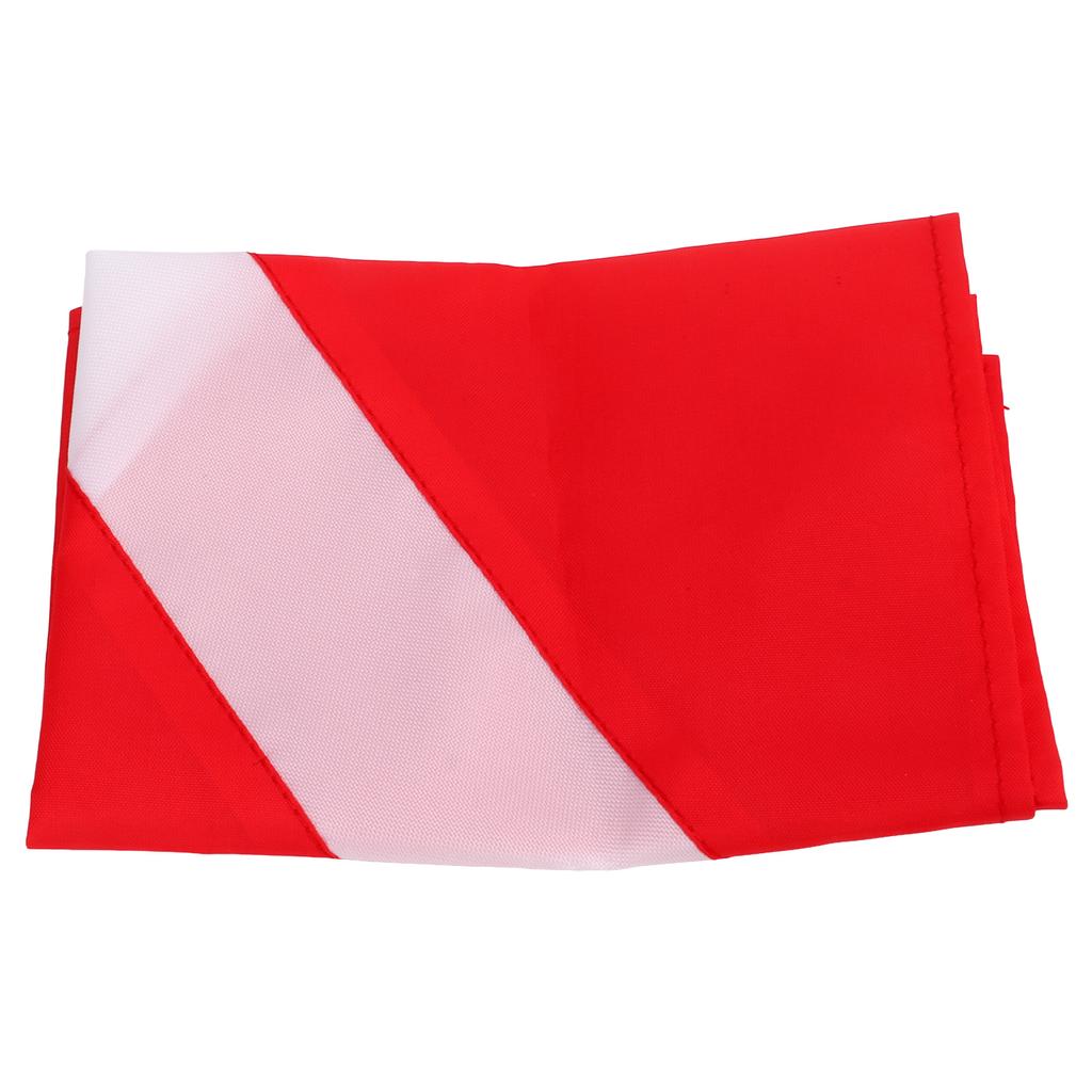 Dive Flag Scuba Diving Spearfishing Freediving Diver Down Boat 50x35cm Rectangular Red White