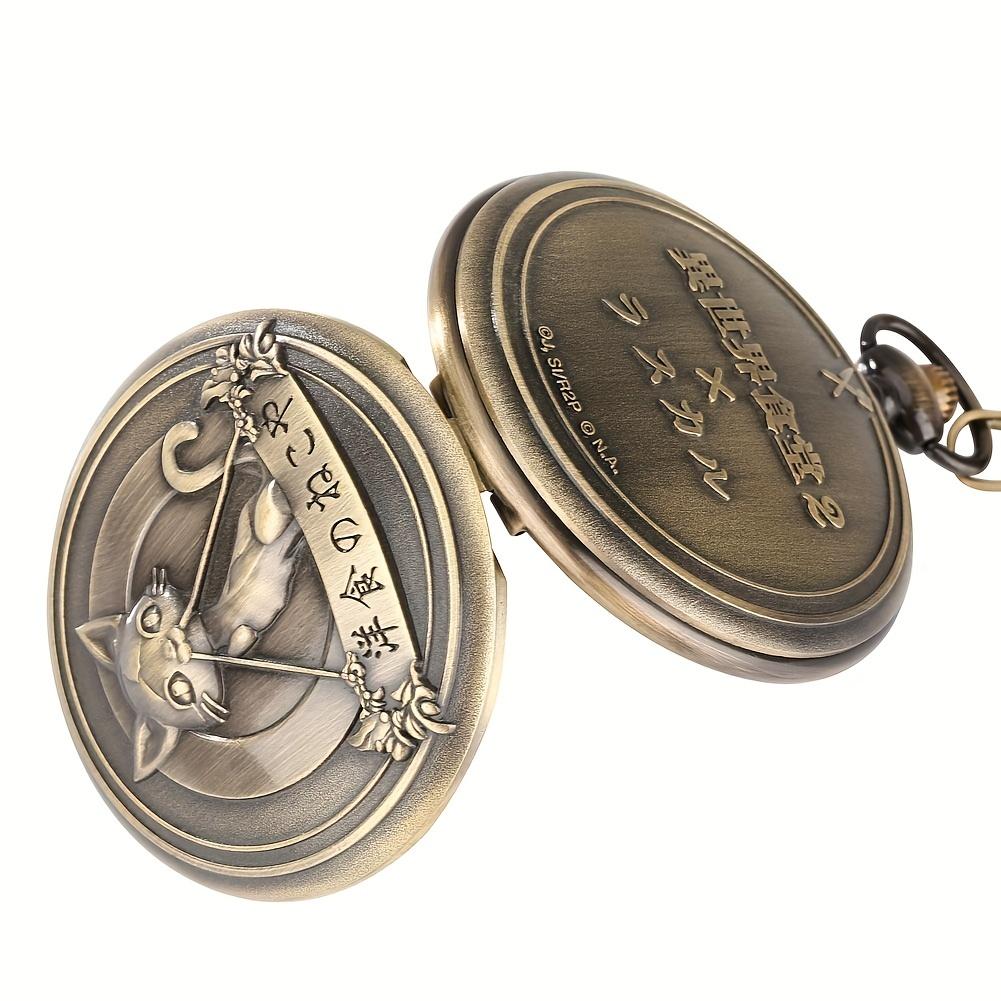 Kitten, Cat, Roman Number, Pocket Watch, Anime, Canteen Theme, Handmade, Student, Teenager, Niche, New Style