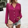 T Shirts For Women Pleated V-Neck Dressy Casual Blouses Printing Short Sleeve Summer Tops Loose Fit