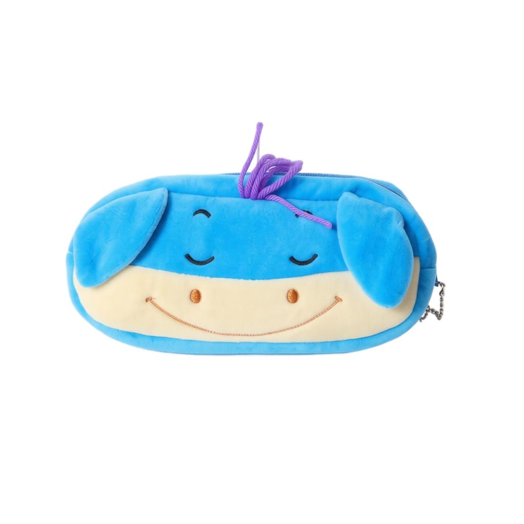 Cute Plush Animal Pencil Pouch - Large Capacity Pencil Case for Students School Supplies Storage