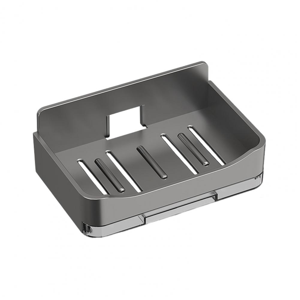 Bathroom Soap Holder Without Drilling Bathroom Shower Storage Soap Tray Mesh Rack Wall Soap Dish Organizer Bathroom Accessories