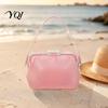 Borsa Portaoggetti Lavabile Riutilizzabile Impermeabile in Silicone Borsa a Tracolla, Borsa da Spiaggia Galleggiante ad Alta Capacità, Attrezzatura Sportiva da Esterno Resistente Portatile Pieghevole