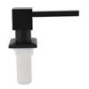 Soap Dispenser for Kitchen Sink Zinc Alloy Square Countertop Dish Soap Dispenser Pump with Silicone Extension Tube Kit