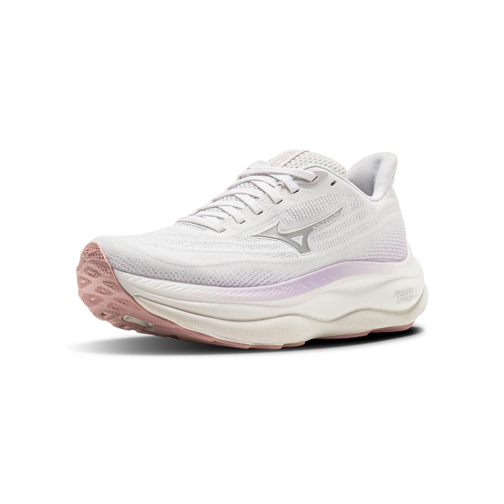 Mizuno Wave Sky 9 White Silver Orchid Petal Women Sneakers J1GD250224