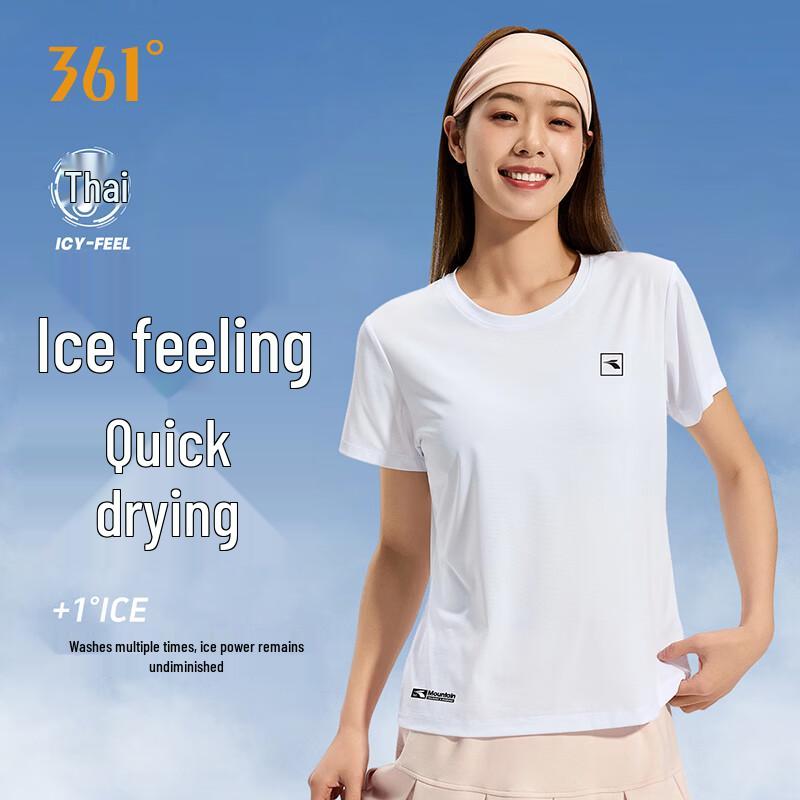 361° Damen Kühlendes Tech T-Shirt mit kurzen Ärmeln