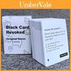 Het gezelschapsspel Black Card Revoked met kleurrijke papieren kaarten voor familieplezier en interactief spelen.
