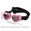 Small Dog Sunglasses Heart Shape Doggy Glasses for Outdoor Kitten Pet Party