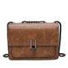 Today's popular small bags are women's new retro textured chain messenger bags, fashionable autumn and winter shoulder small square bags.