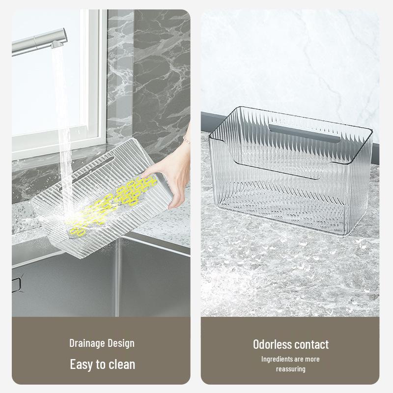 Wandmontierter Küchenkorb: Bohrfreie Aufbewahrung für Zwiebeln, Ingwer & Knoblauch; Gewürzregal & Mehrzweck-Organizer.