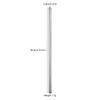 4Pcs Long Metal Straw with Silicone Tips Cleaning Brush Stainless Steel Drinking Straw with Covers for Stanley 40oz Tumbler