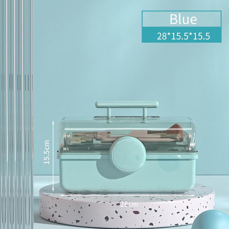 Cosmetics Storage Box Dust-proof Skin Care Products Lipstick Storage Box Makeup Brush Nail Art Toolbox