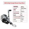 Portable Hand-Cranked Winch for Yacht Trailers and Lifting Cranes—Multiple Models Available