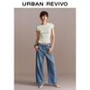 UR Women's Slim Fit Round Neck T-shirt
