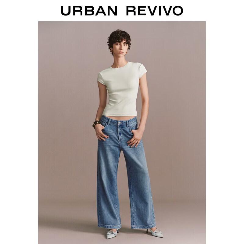 UR Women's Slim Fit Round Neck T-shirt