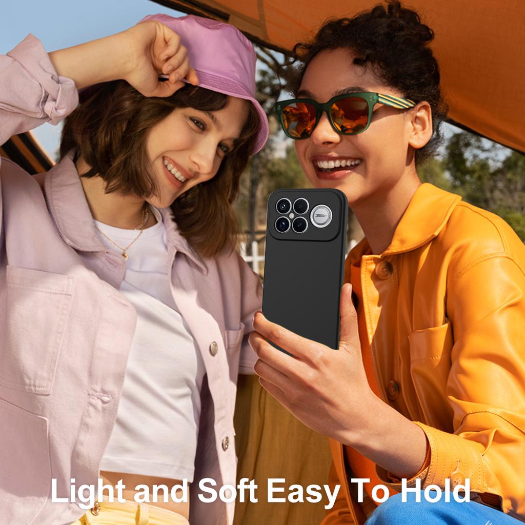 For Xiaomi Poco F8 Ultra/Xiaomi Redmi K90 Pro Max 5G Magnetic Case Anti-Drop Liquid Silicone Phone Cover