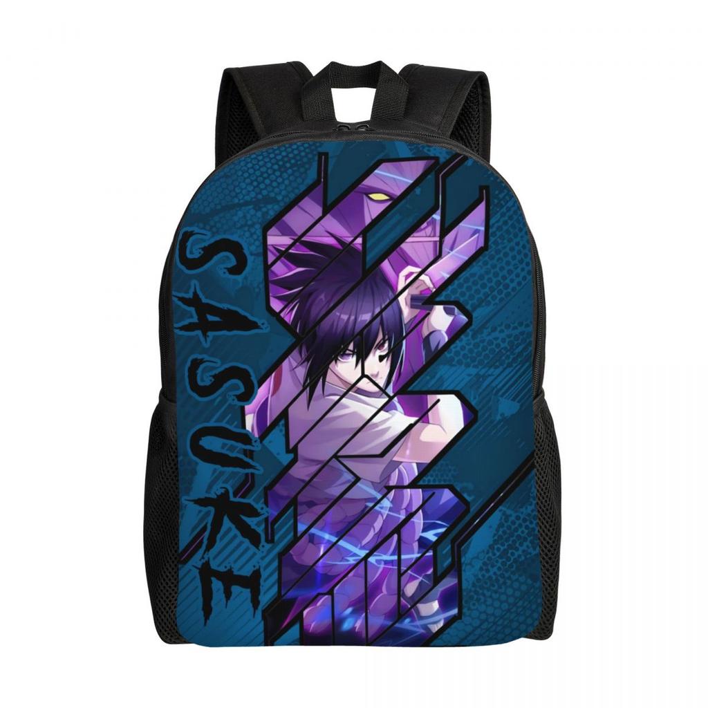 Custom Anime Cool N-Narutoes S-Sasukes Travel Backpack Men Women School Laptop Bookbag Classic College Student Daypack Bags