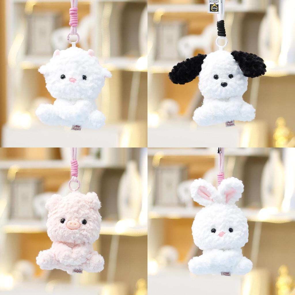 Soft Plush Penguin Plushie With Keychain Car Ornament For Kids Girls