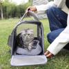 Small Pet Carriers Bag with Ventilated Mesh Window Side Storage Pocket for Commuting and Short Trip Easy to Carry