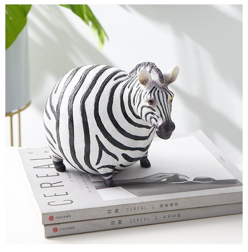 Zebra Statue Animal Figurine Creativity Style Nordic Home Accessories Home Decor Home House Figurines Office Decoration Gift