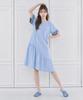 LBYL Blue Tencel Denim Short Sleeve Dress