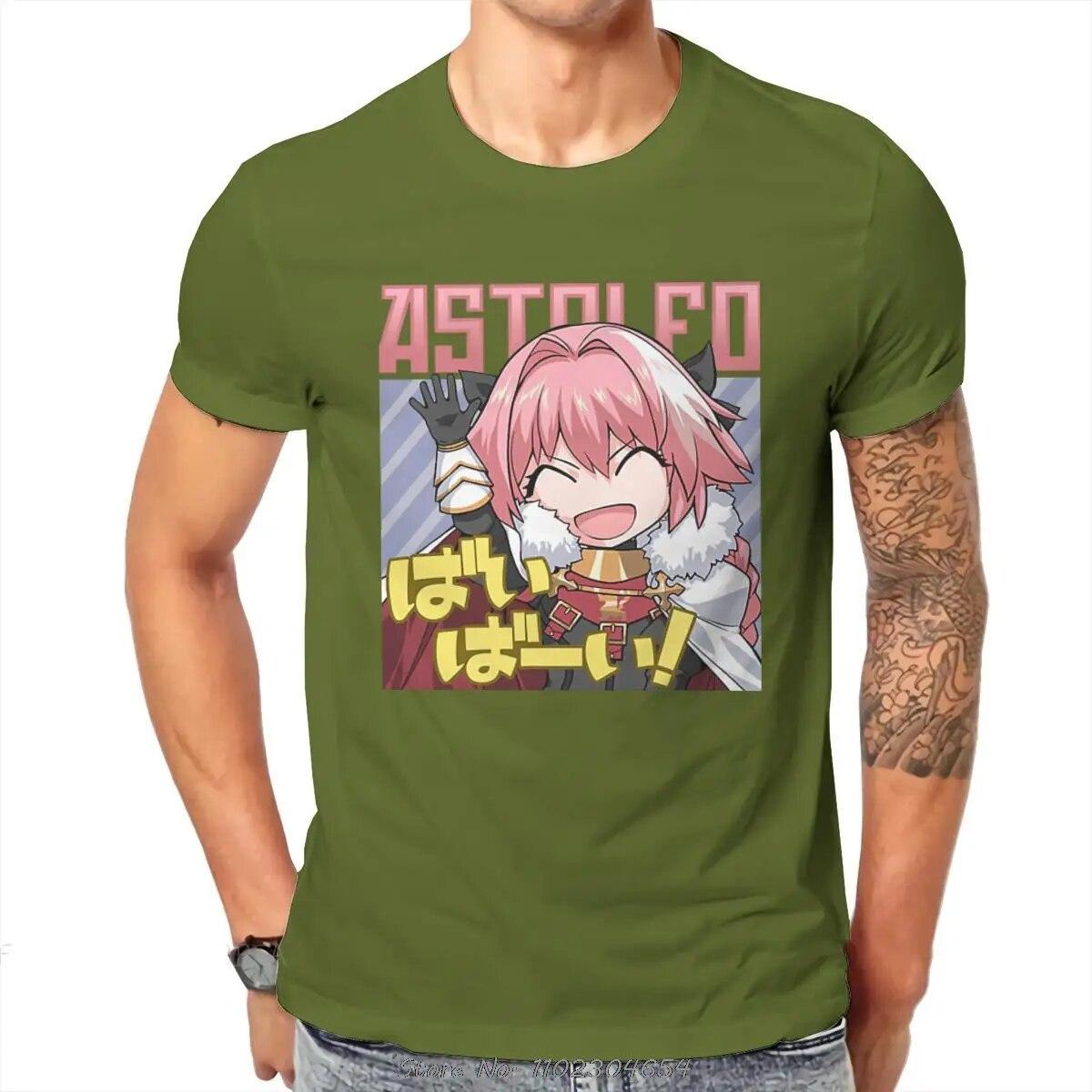 

Футболка Fate Grand Order, тактическая ролевая игра Astolfo, футболка большого размера, повседневная, Лидер продаж, хлопковые футболки унисекс, уличная одежда в стиле Харадзюку L