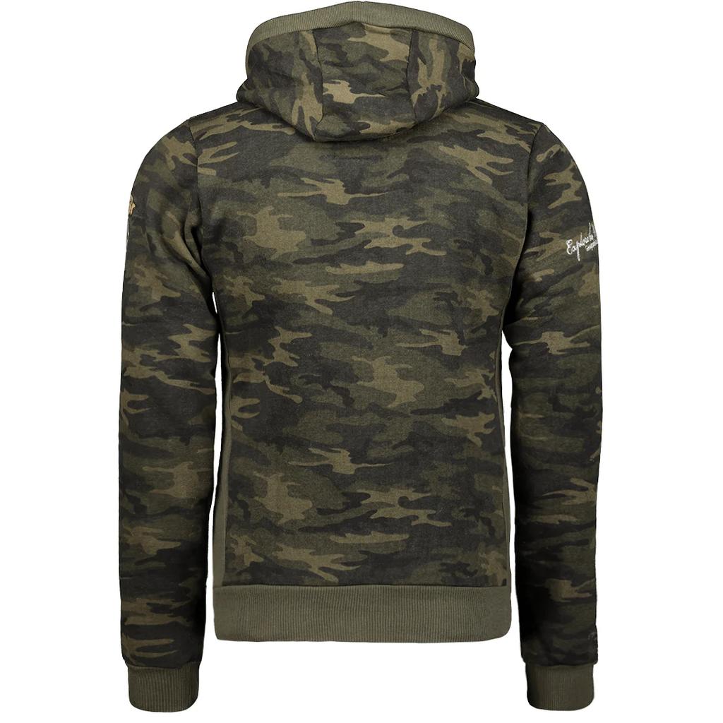 Bluza męska Geographical Norway GYMCLASS MEN CAMO 100 (WT1663H/GN/MILITAIRE KAKI)