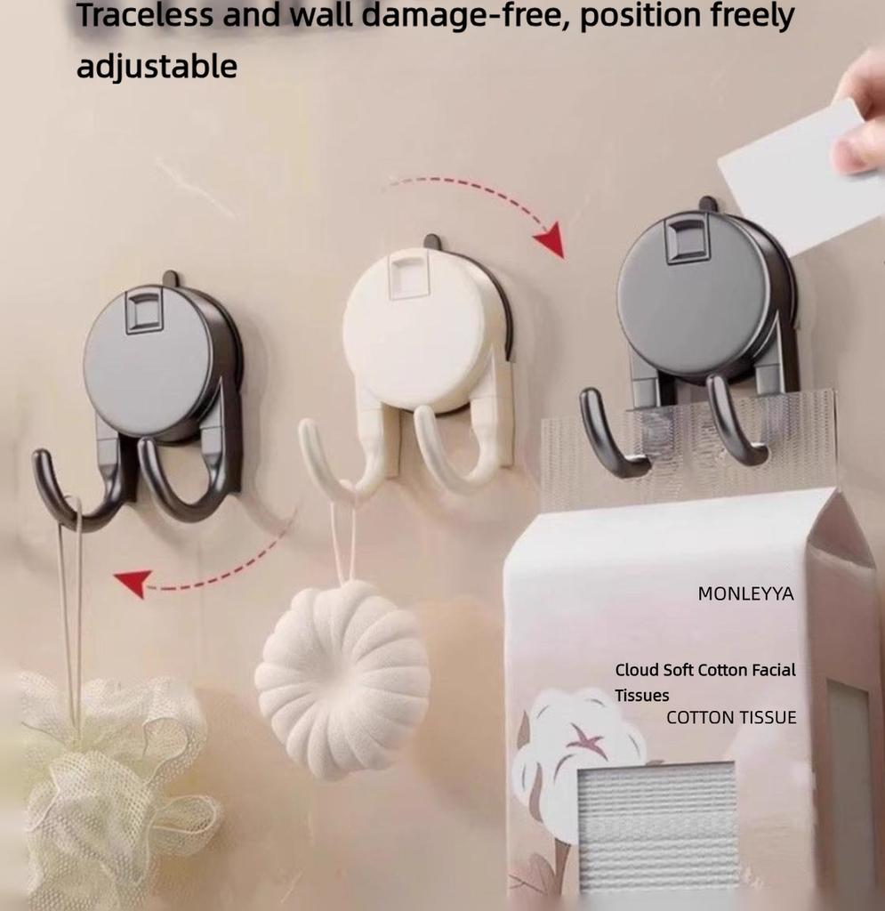 Saughaken Stanzfrei Multifunktional Hängend Schlüssel Kleidungshaken Badezimmer Bademantel Mantel Handtuchhaken Küchenorganizer Zubehör