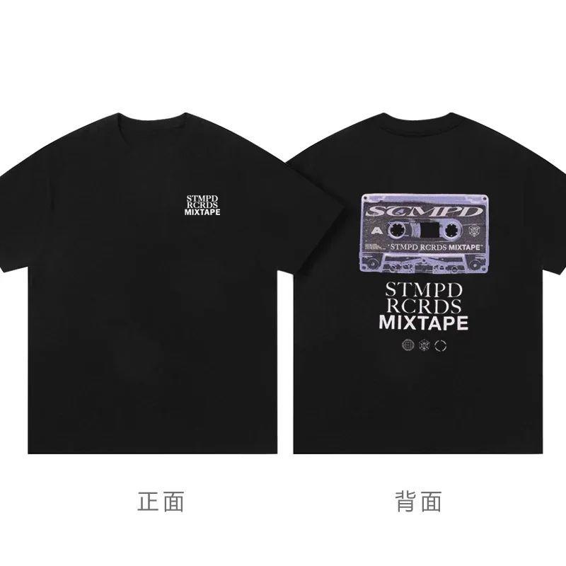 2025 Sommer Neue Mode Lässig Hochwertiges Bedrucktes Baumwoll Kurzarm Mode Lässig T-Shirt Unisex Große Größe