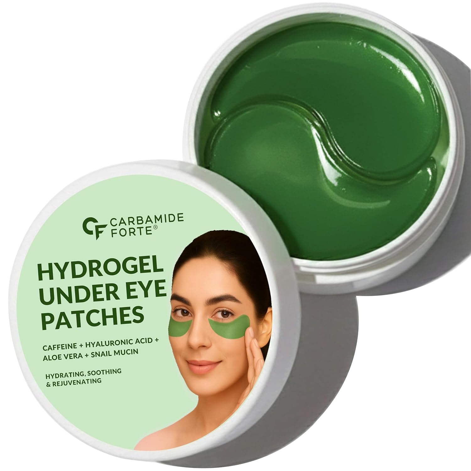 

Carbamide Forte Hydrogel Under Eye Patches For Dark Circles, Puffiness & Fine Lines, 60 Patches (30 Pairs) Eye Care Mask