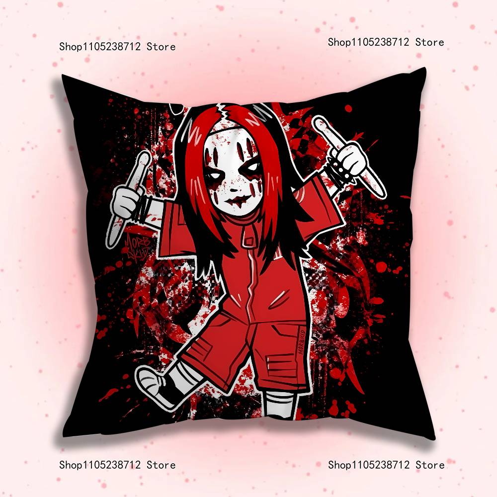 Band Cool S-Slipknot Pillowcase Pillowslip Cushion Plush Boys Girls Cartoon Anime Kawaii Decoration Kids Birthday Cute Gifts