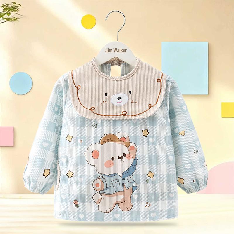 Unisex Baby Waterproof Long Sleeve Coveralls: Autumn/Winter Bib & Apron