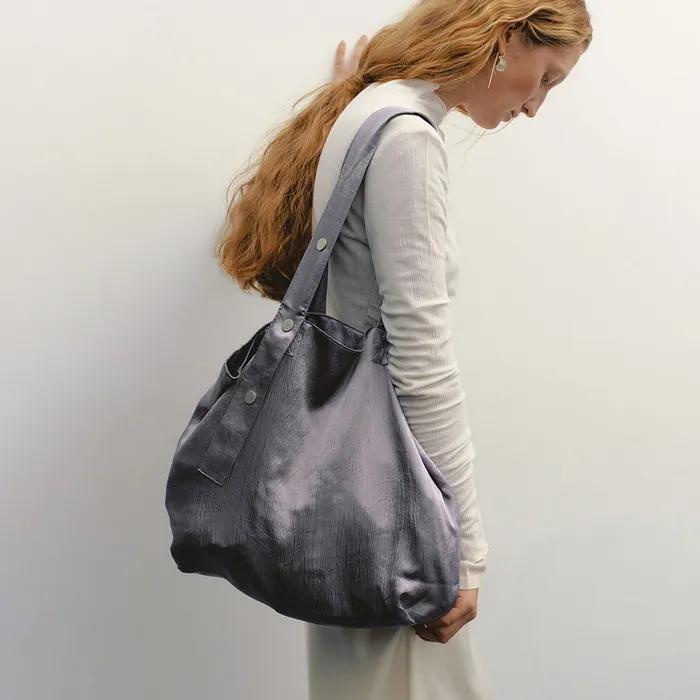 [1st Reorder]_Leaf Lounge Bag (Lavender)