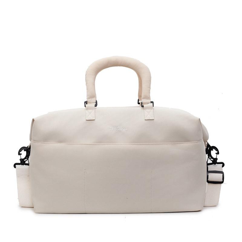 Fashion Luggage Shoulder Bag Women's Wet and Dry Separation Messenger Bag Simple Wear-resistant Nylon Water-proof Travel Bag