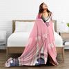 Bocchi the Rock Flannel Blanket Winter  Super Warm Throw Blanket for Children Couch Bed Funny Bedspread Sofa Bed Cover