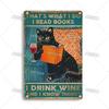 Mfoever  Artisian Funny Pet Retro Metal Sign Salem Sanctuary Cat Vintage Decorative Tin Plate Bar Pub Club Home Man Cave Wall Decor