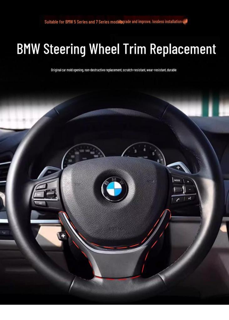 BMW 5 Series F18 & 7 Series Steering Wheel Multifunction Button Cover