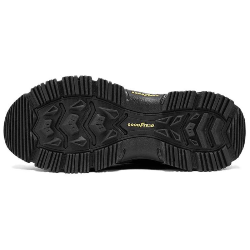 Skechers D'LITES Hiker Men Mesh Synthetic Leather Comfort Wear-resistant Balanced Platform Low Top Dad Shoes Black 237423-BKSL
