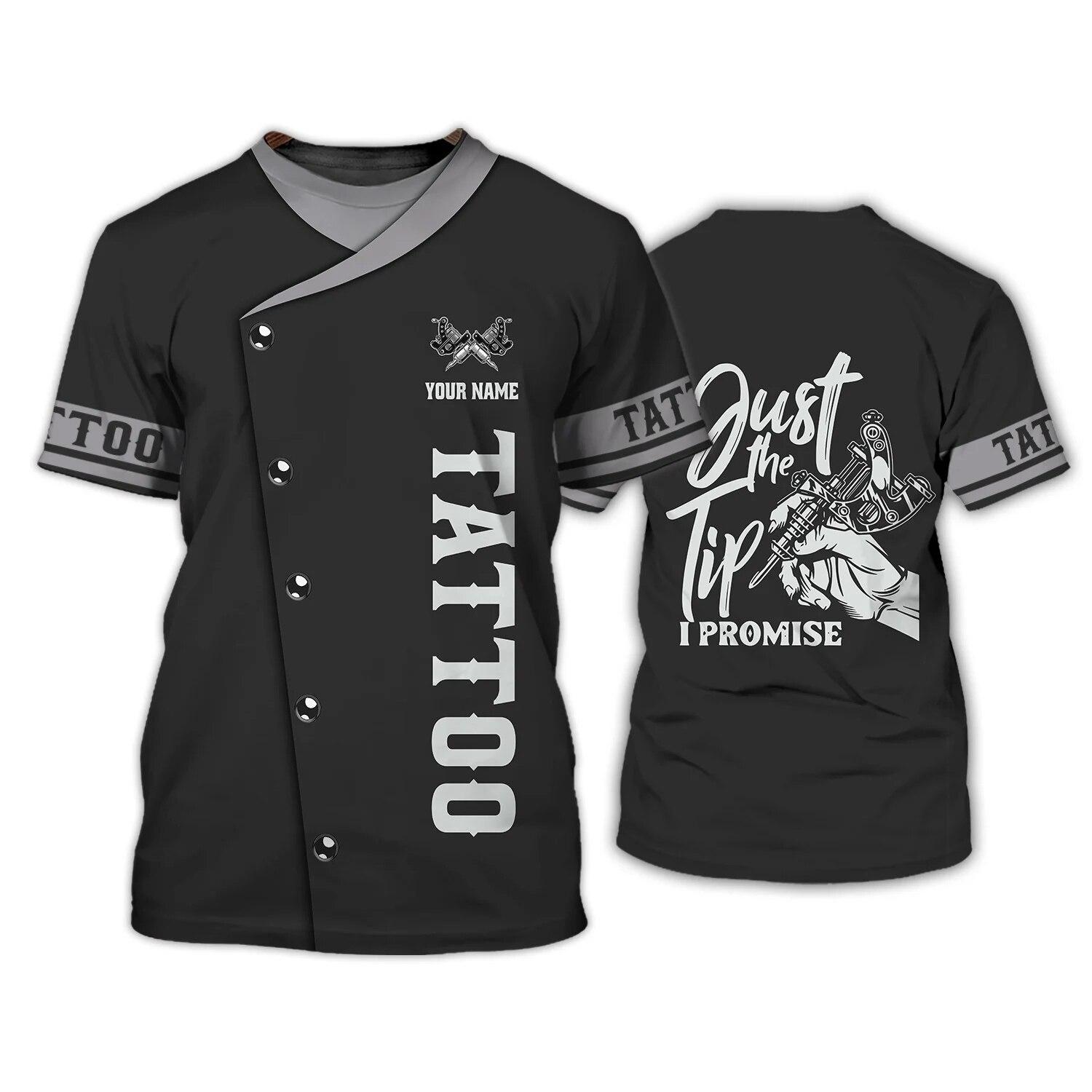 

Футболка художника-татуировщика Графическая татуировка 3d Футболка с принтом Мужские модные футболки Детские футболки в стиле хип-хоп Топы Футболка унисекс на заказ XXS