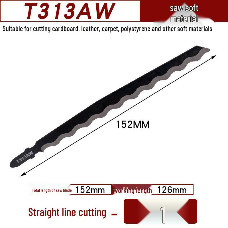 Curved Woodworking Aluminum Saw Blade: Fine, Coarse, Straight & Reciprocating Teeth for Electric Saws