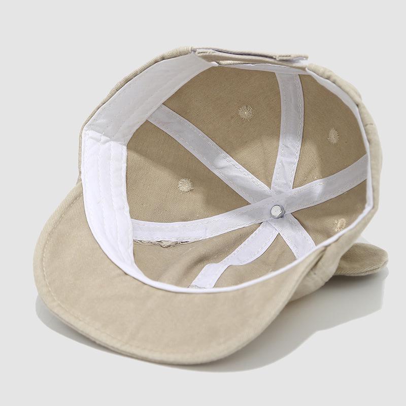 Korean Baby Hat: Spring/Autumn Unisex Toddler Bear Baseball Cap, Cute Soft Brim Duckbill Design