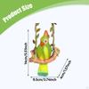 Hanging Parrot Statue Sculpture Decoration Cute Garden Accessory Lifelike Ornament Figurine