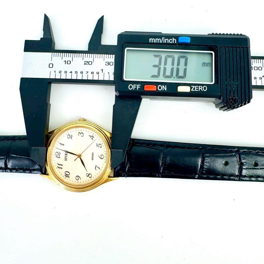 [USED] SEIKO SPIRIT Gold Dial Watch with Strap