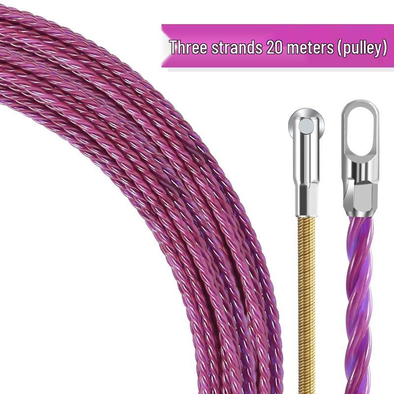 New Electrician Wire Puller & Threader Tool - Steel Cable Leader for Network & Conduit Installation.
