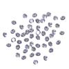 50PCS Nail Art Rhinestones Clear Crystal Rhinestones Nail Charms Round Nail Art Decals Decorations for Nail Salon Design