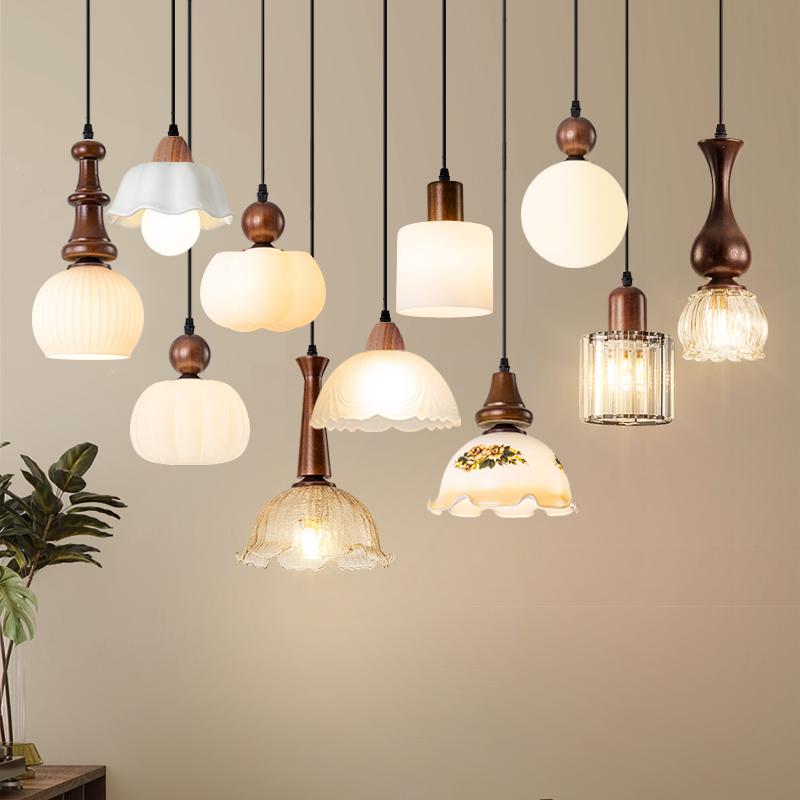 Chinese Retro Bedroom and Hallway Pendant Light