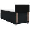 Box Spring Bed with Mattress Black 80 X 200 Cm Fabric