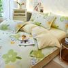 Printed Pure Cotton Student Dormitory Three-piece Four-piece Single Quilt Cover Sheet Pillowcase Duvet Cover