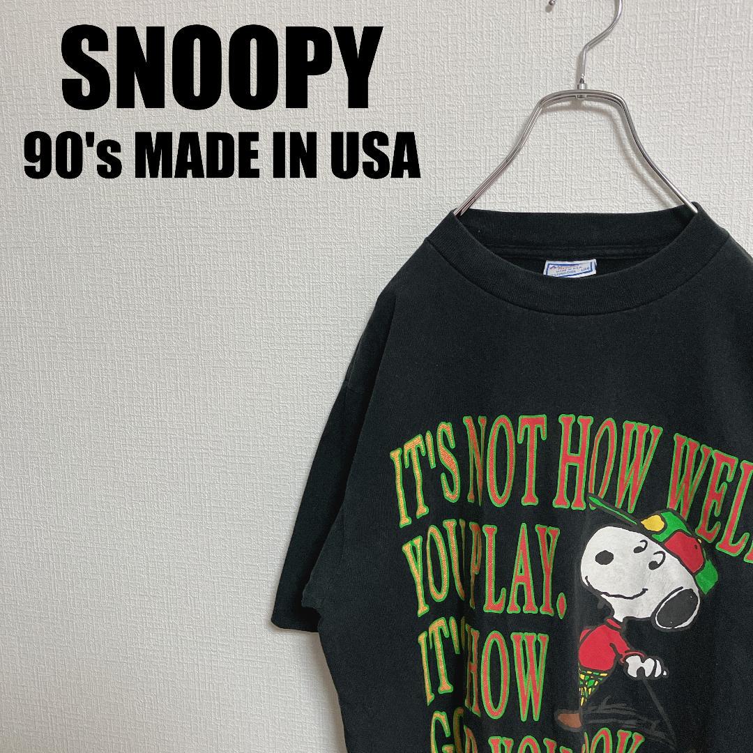 

[Б/У] Сделано в США 90-е Футболка Snoopy All Sport Single SNOOPY Сделано в США Размер 44