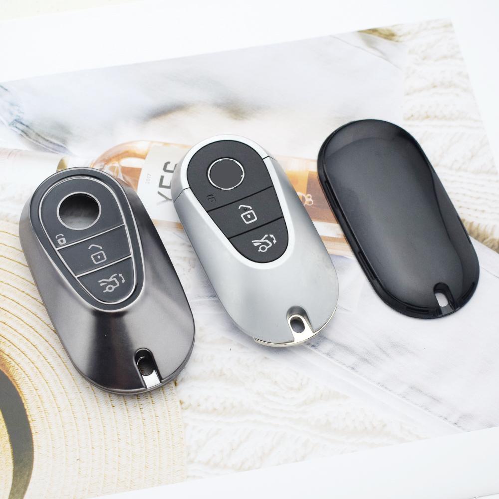 TPU Car Key Case Cover Shell Fob For Mercedes Benz 2022 C S Class W206 W223 S350 C260 C300 S400 S450 S500 Key Protector
